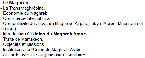 Master Maghreb