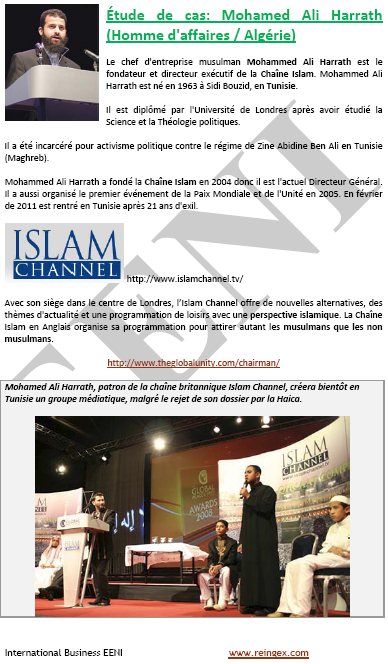 Mohammed Ali Harrath, homme d’affaires tunisien musulman (Master, Tunisie)