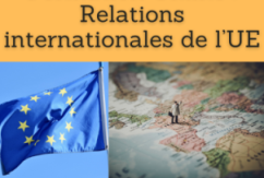 Formation online (cours, master, doctorat) : Relations internationales de l’Union européenne