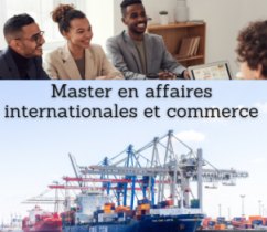 Masters professionnels en commerce international et affaires - Formation online