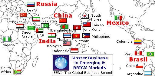 Master marchés émergents BRICM