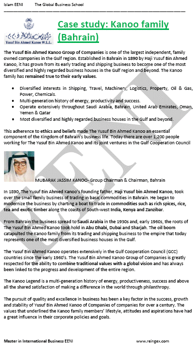 L'homme d’affaires bahreïnien Yusuf Bin Ahmed Kanoo