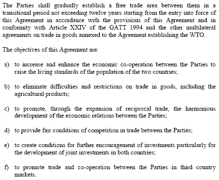 Tratado de libre comercio Marruecos-Turquía